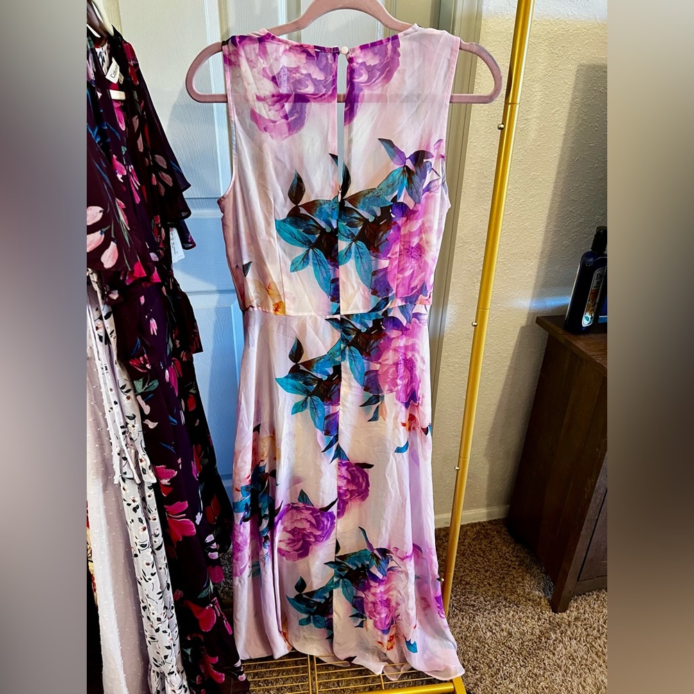 Calvin Klein - Size 10 Lavender-Floral Sleeveless